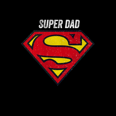 Super Dad Retro Superman DC Comix Action Hero Unisex T-shirt - Kuzi Tees