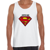 Super Dad Retro Superman DC Comix Action Hero Unisex Tank Top - Kuzi Tees
