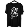 Super Mario Bros Outlined Jumping Mario T-Shirt for all Retro Nintendo Minds - Kuzi Tees