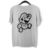 Super Mario Bros Outlined Jumping Mario T-Shirt for all Retro Nintendo Minds - Kuzi Tees