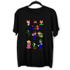 Super Mario Bros Gaming Characters Nintendo SNES Adult T Shirt - Kuzi Tees