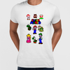 Super Mario Bros Gaming Characters Nintendo SNES Adult T Shirt - Kuzi Tees