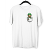 Cute Mario Bros Luigi in the pocket Tee Nintendo SNES for All retro Minds - Kuzi Tees