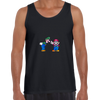 Luigi & Mario Super Mario Mens Retro OLD SKOOL Fast Delivery Unisex Tank Top - Kuzi Tees