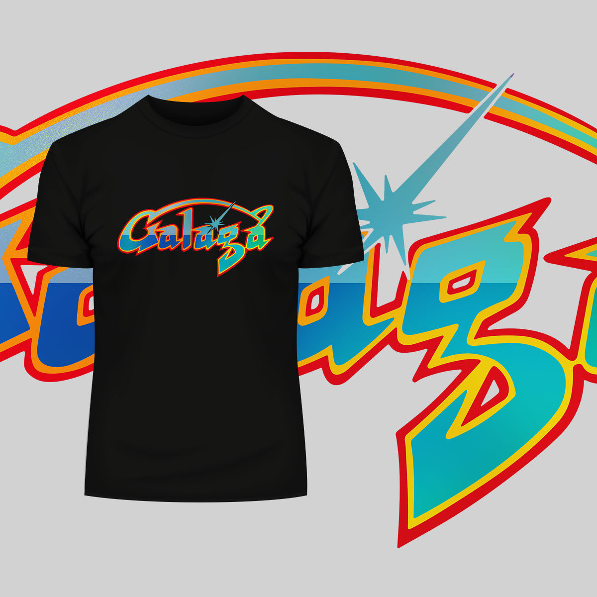 Super Mario Retro Gaming Galaga T-shirt for Old Fashion Retro Minds - Kuzi Tees