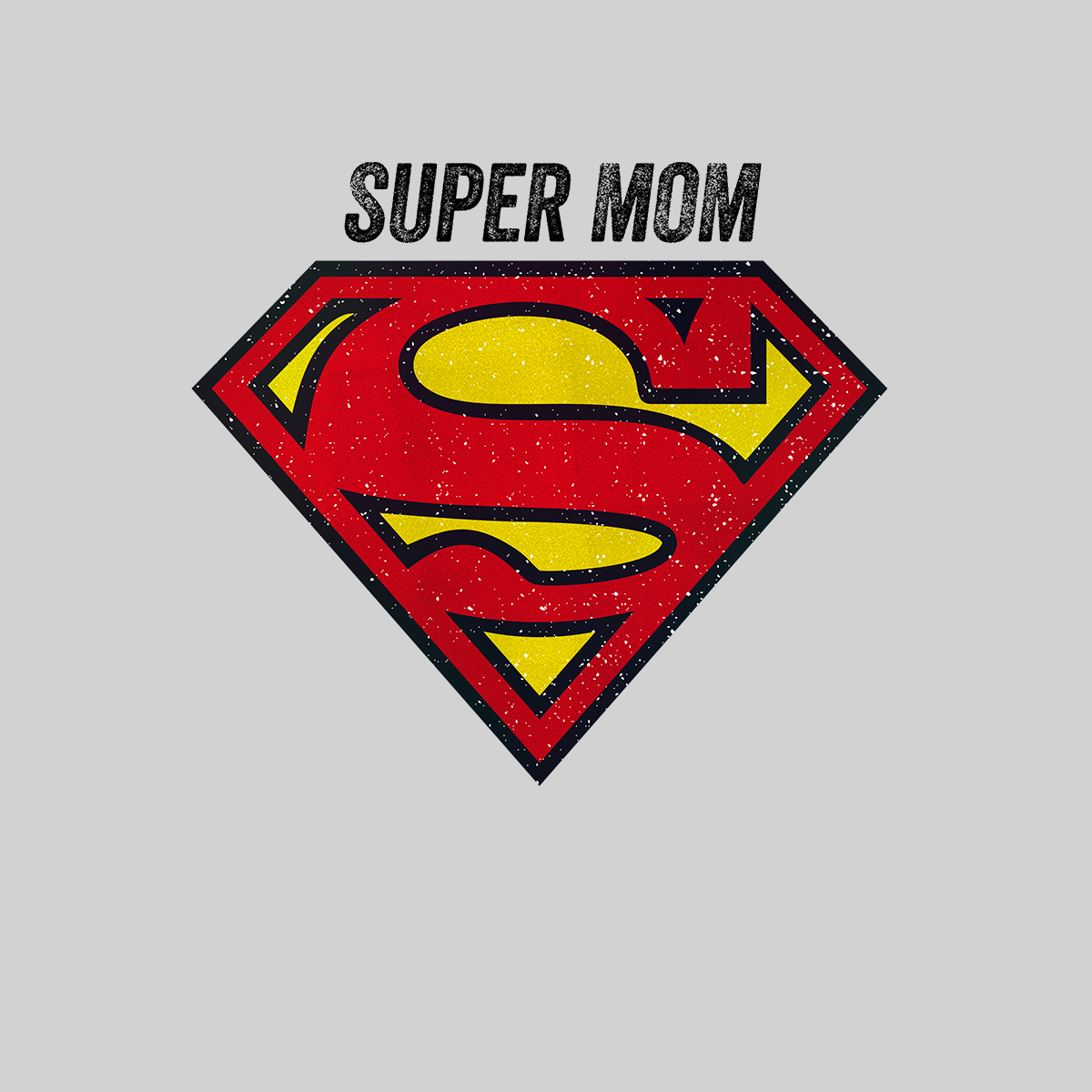 Super Mom Retro Superman DC Comix Action Hero Unisex T-shirt - Kuzi Tees