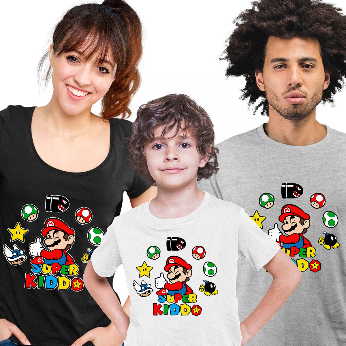 Super Kiddo T-shirt Mario Birthday