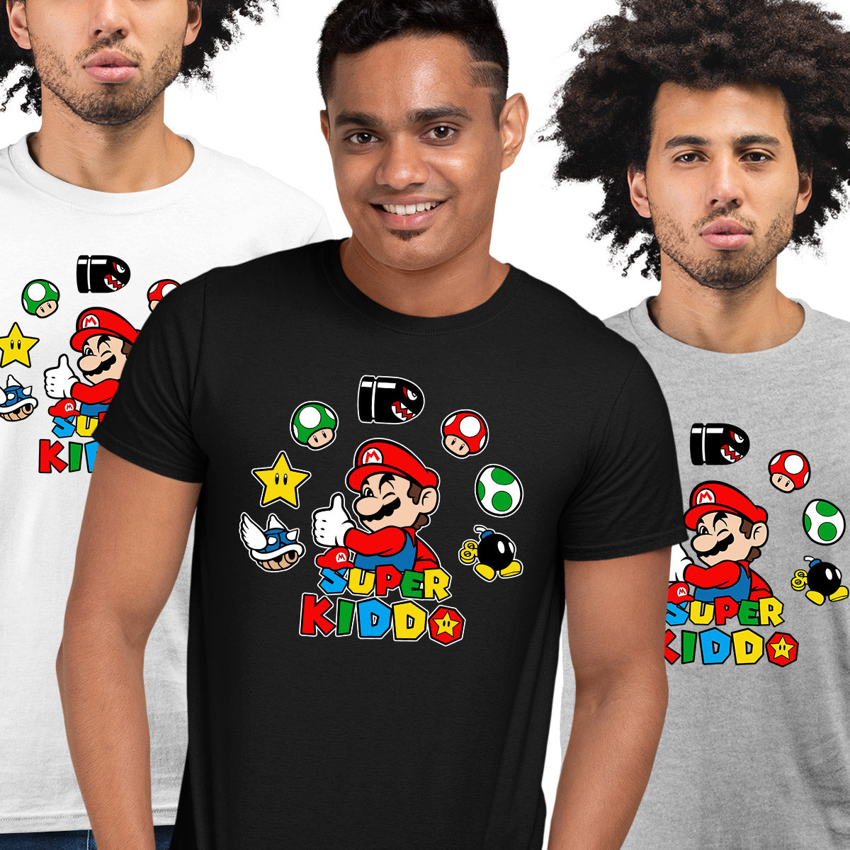 Super Kiddo T-shirt Mario Birthday