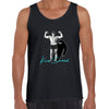 Sylvester Stallone King Shark Shadow Funny Movie Unisex Tank Top - Kuzi Tees