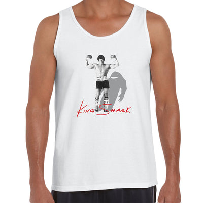 Sylvester Stallone King Shark Shadow Funny Movie Unisex Tank Top - Kuzi Tees