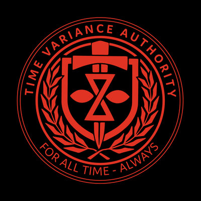 Loki TVA Symbol T-shirt Time Variance Authority Marvel Kids Adults Novelty Geek Funny - Kuzi Tees