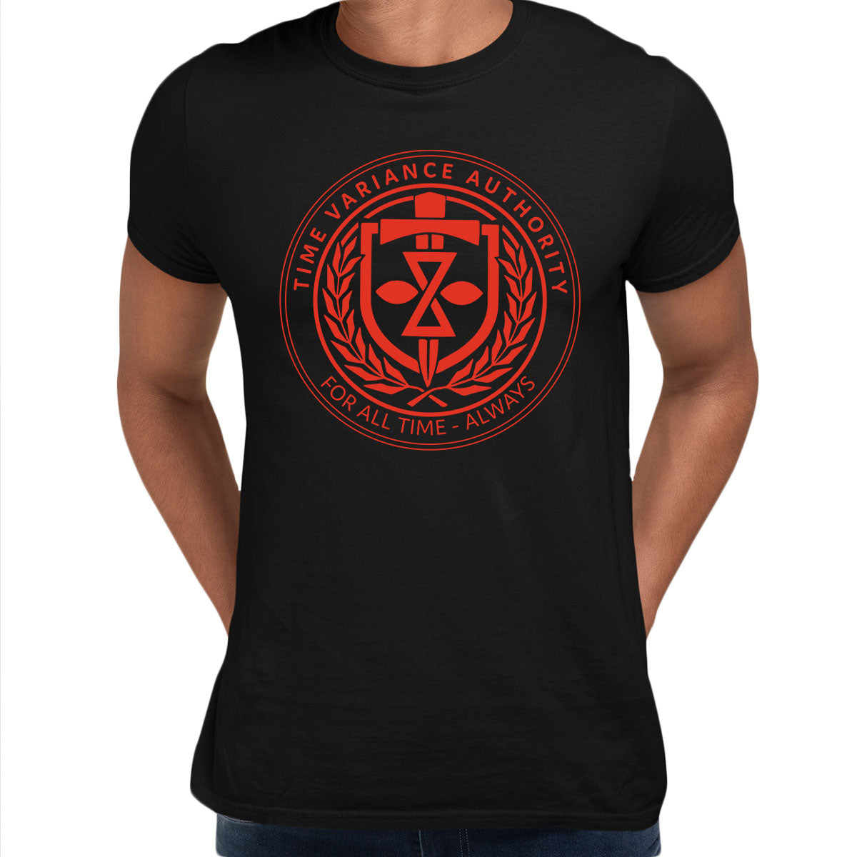 Loki TVA Symbol T-shirt Time Variance Authority Marvel Kids Adults Novelty Geek Funny - Kuzi Tees
