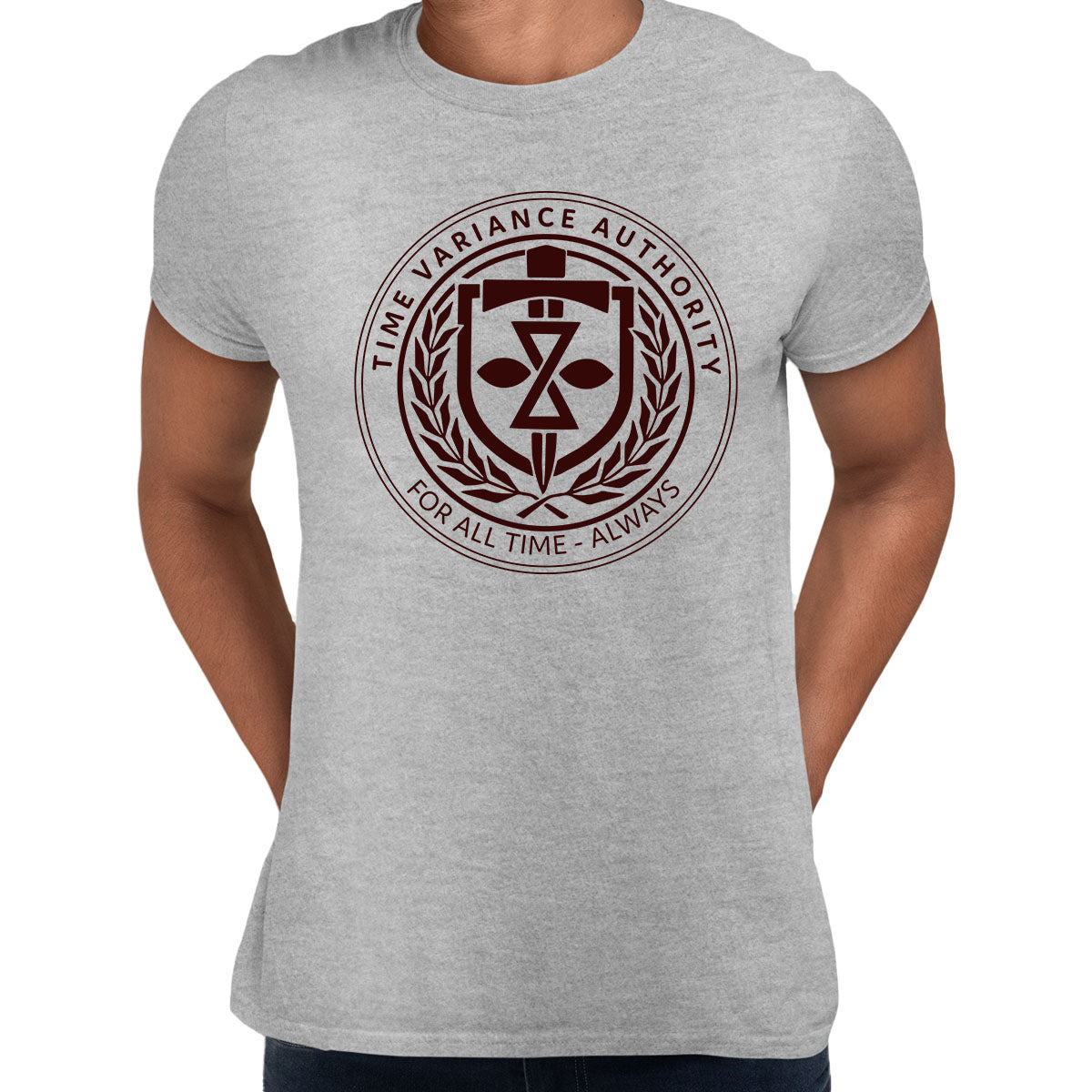 Loki TVA Symbol T-shirt Time Variance Authority Marvel Kids Adults Novelty Geek Funny - Kuzi Tees