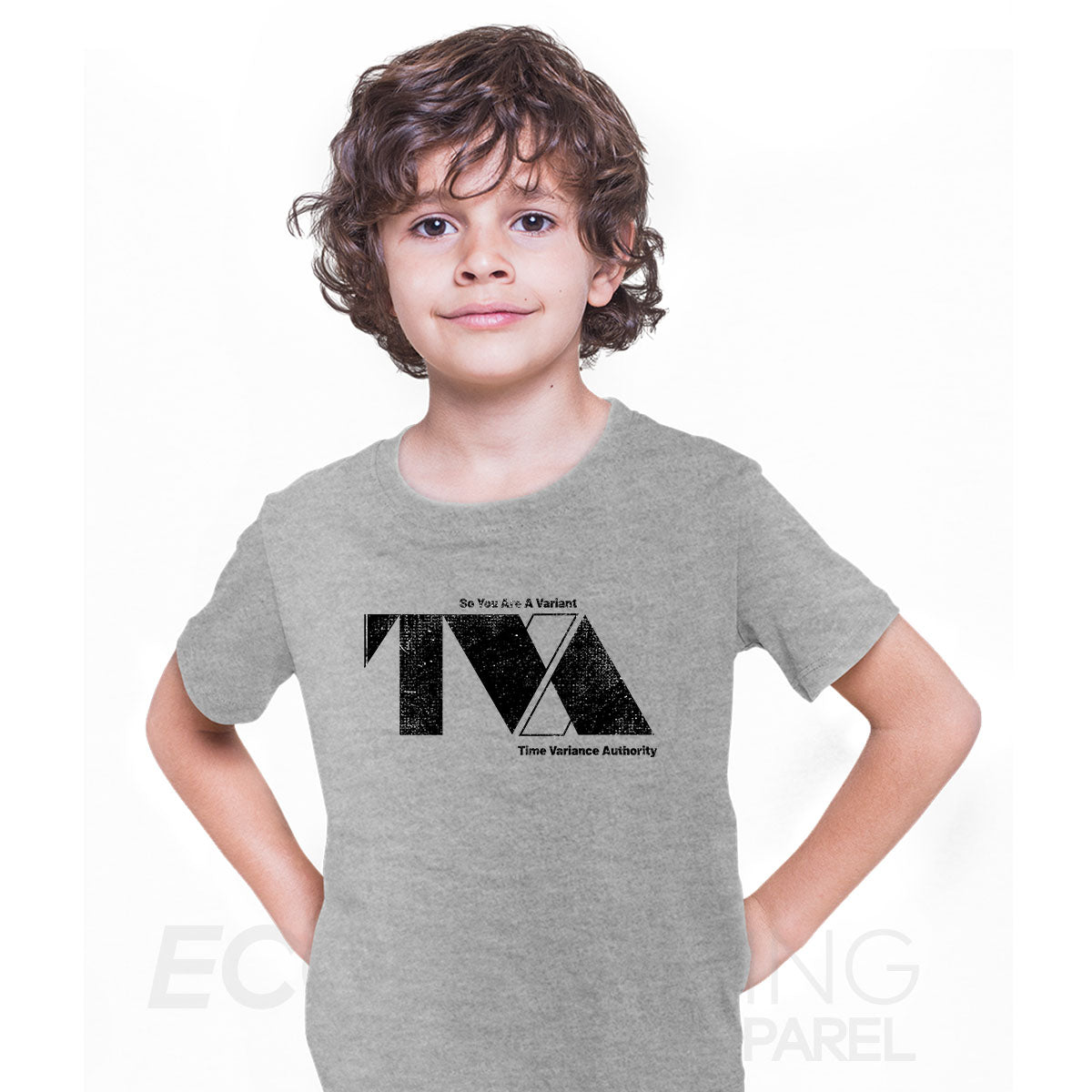 Time Variance Authority Loki TVA T-shirt, Marvel Kids Adults Novelty Geek Funny T-shirt for Kids - Kuzi Tees
