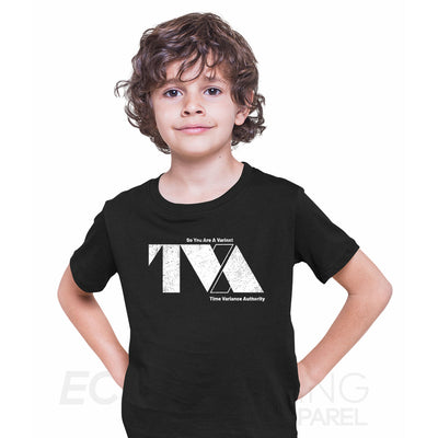 Time Variance Authority Loki TVA T-shirt, Marvel Kids Adults Novelty Geek Funny T-shirt for Kids - Kuzi Tees