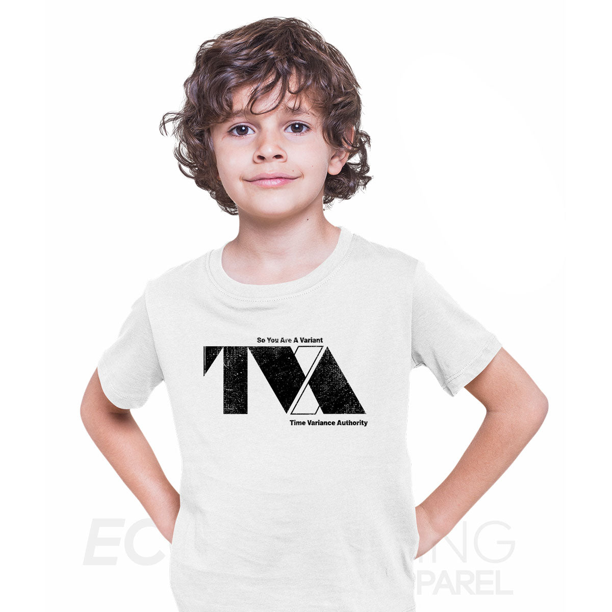 Time Variance Authority Loki TVA T-shirt, Marvel Kids Adults Novelty Geek Funny T-shirt for Kids - Kuzi Tees