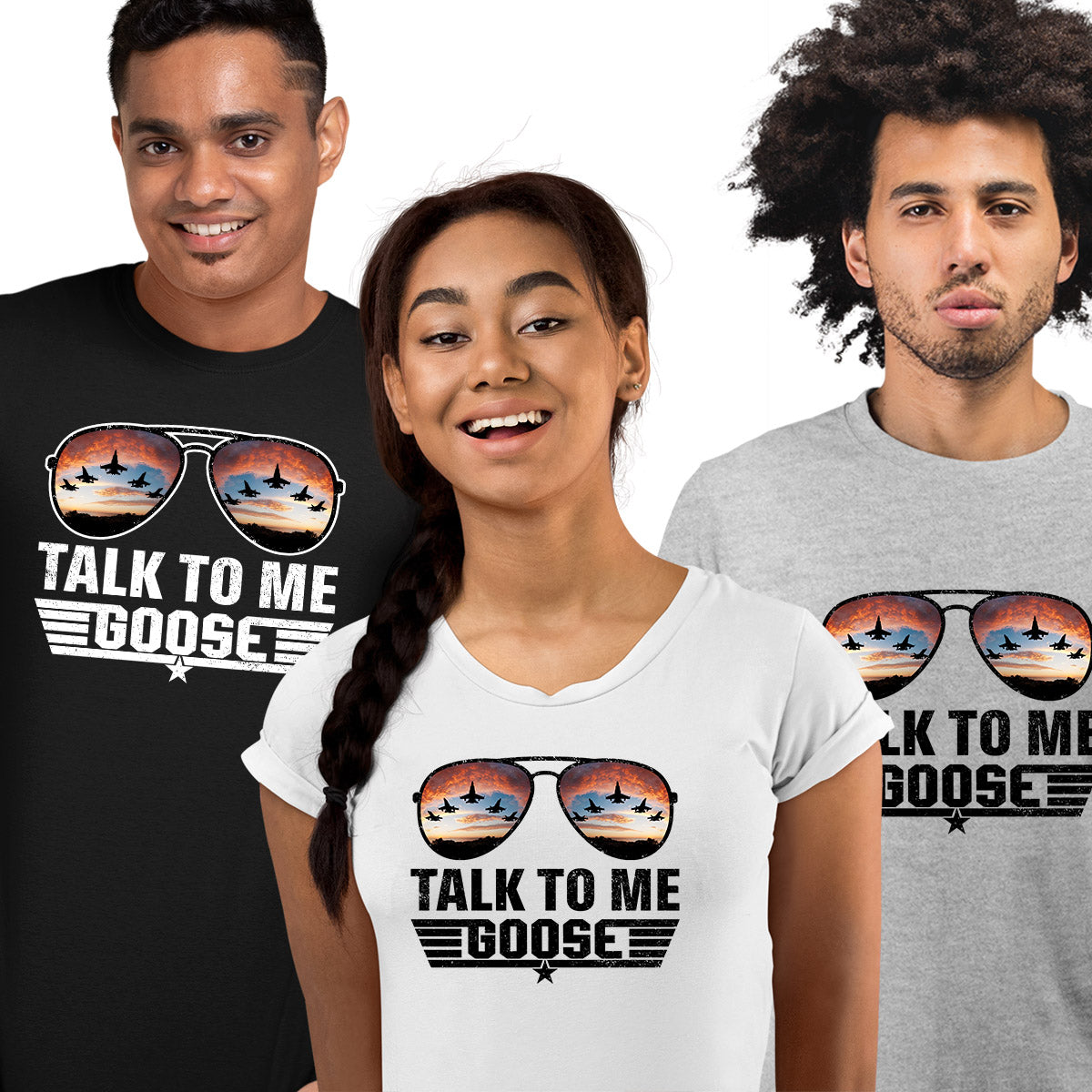 Talk To Me Goose T-shirt Top Gun