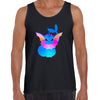 Vaporeon Water type Pokemon Black & White Tank-Top - Kuzi Tees
