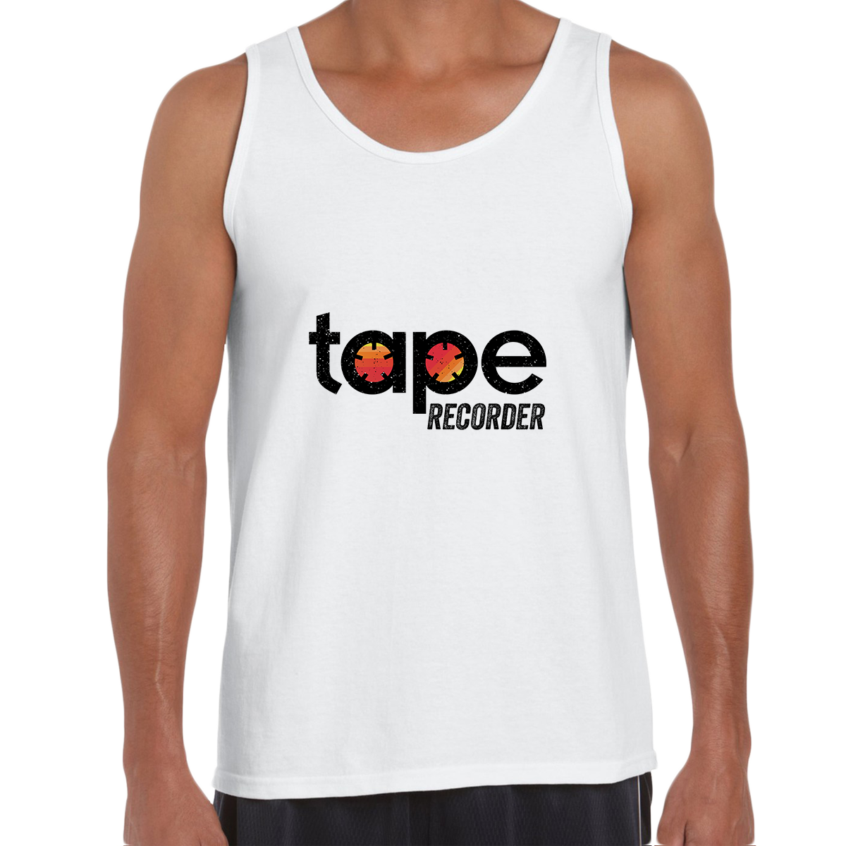 Tape Recorder 80 Retro Cassette Player OLD SKOOL Unisex Tank Top - Kuzi Tees