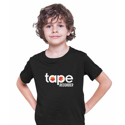 Tape Recorder 80 Retro Cassette Player Retro T-Shirts for Kids OLD SKOOL - Kuzi Tees