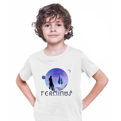 Foundation Terminus New Apple Sci-fi TV post-apocalyptic Hari Seldon T-shirt for Kids - Kuzi Tees