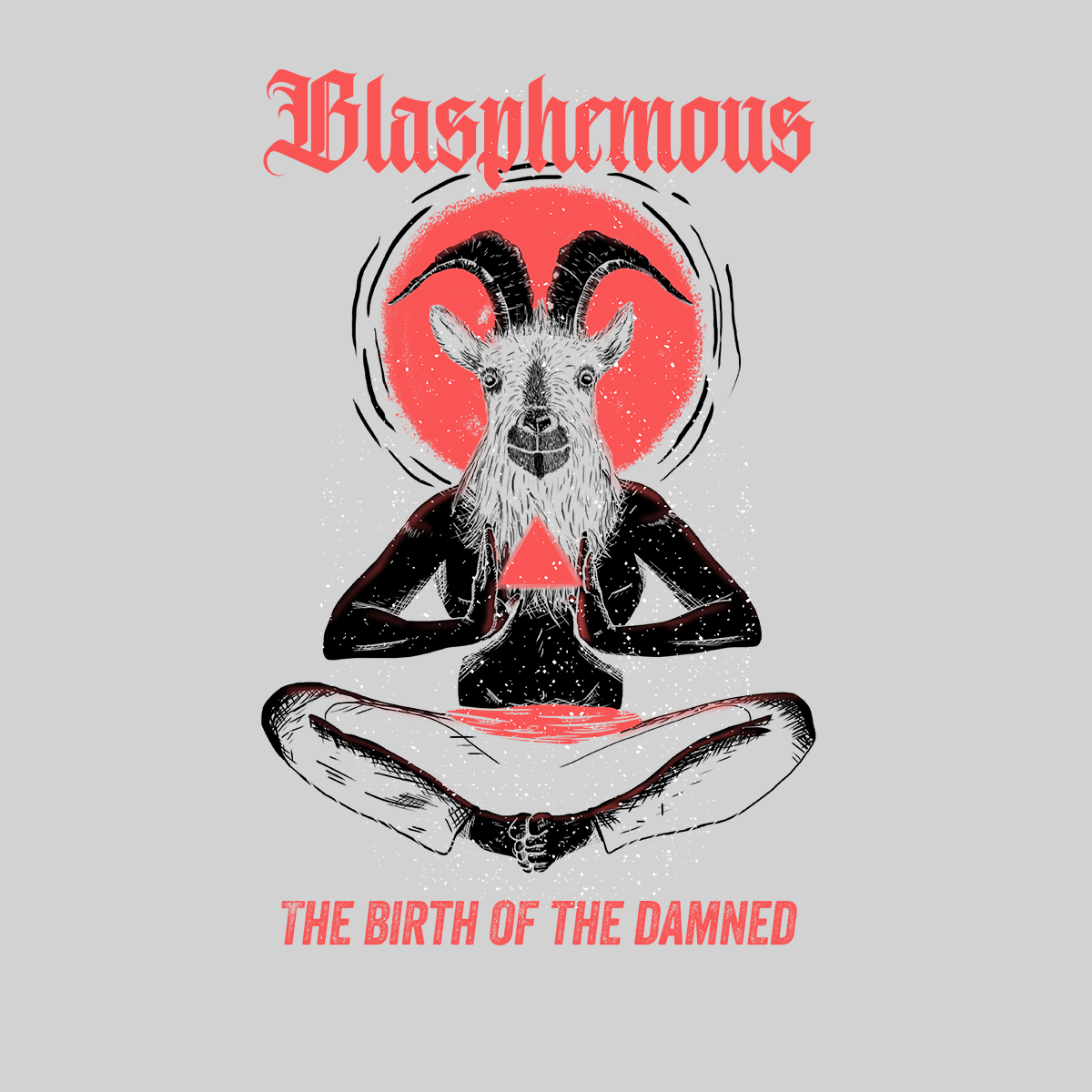 The Birth of The Damned Hardcore Metal Occult Black Unisex T-shirt - Kuzi Tees