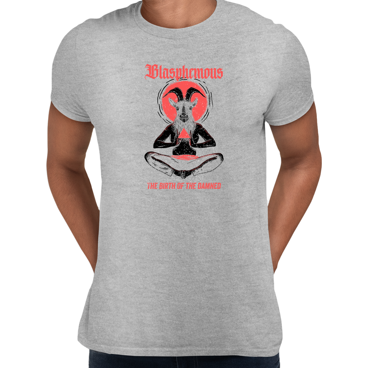 The Birth of The Damned Hardcore Metal Occult Black Unisex T-shirt - Kuzi Tees
