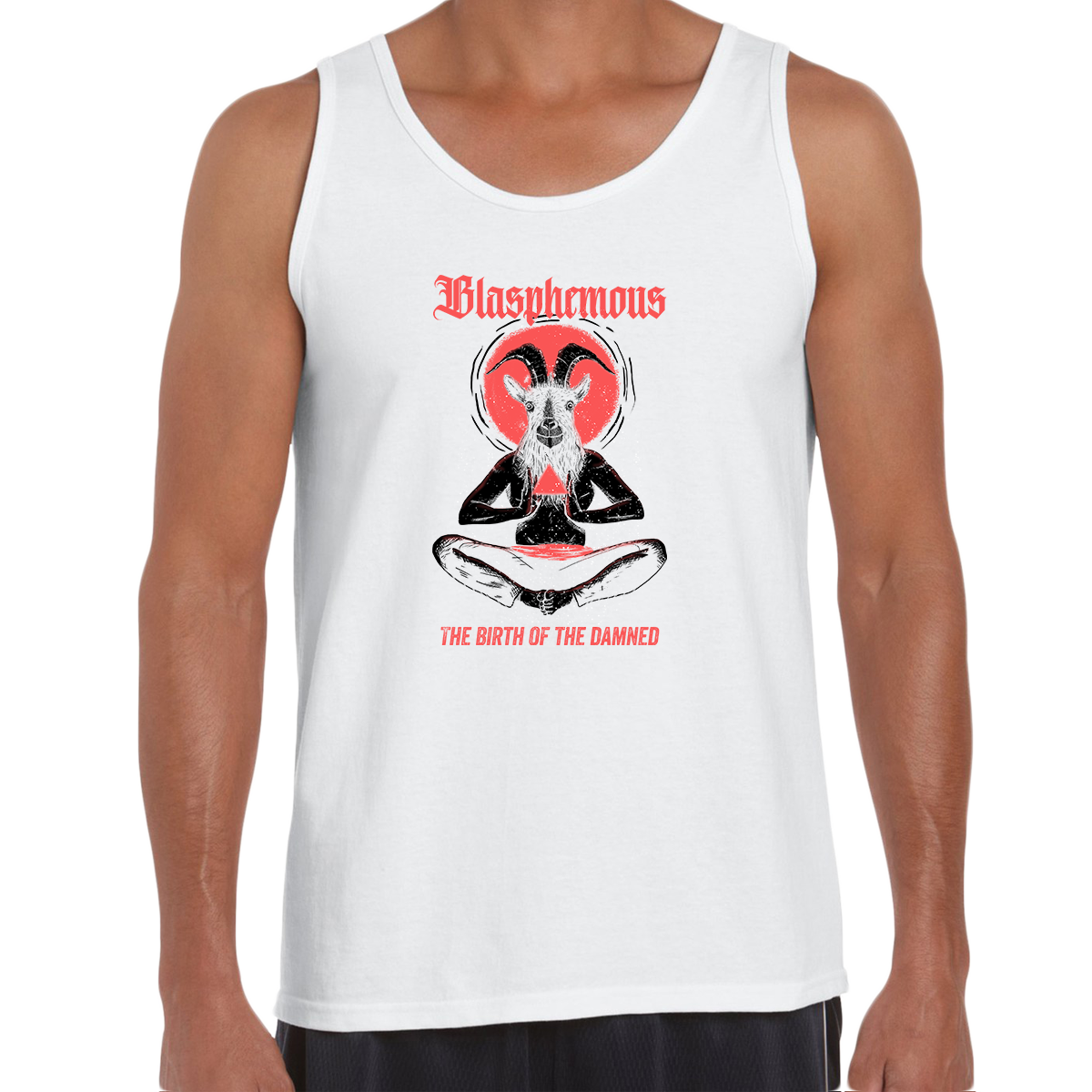 The Birth of The  Damned Hardcore Metal Occult Unisex Tank Top - Kuzi Tees