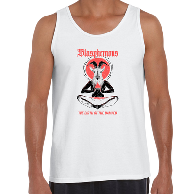 The Birth of The  Damned Hardcore Metal Occult Unisex Tank Top - Kuzi Tees