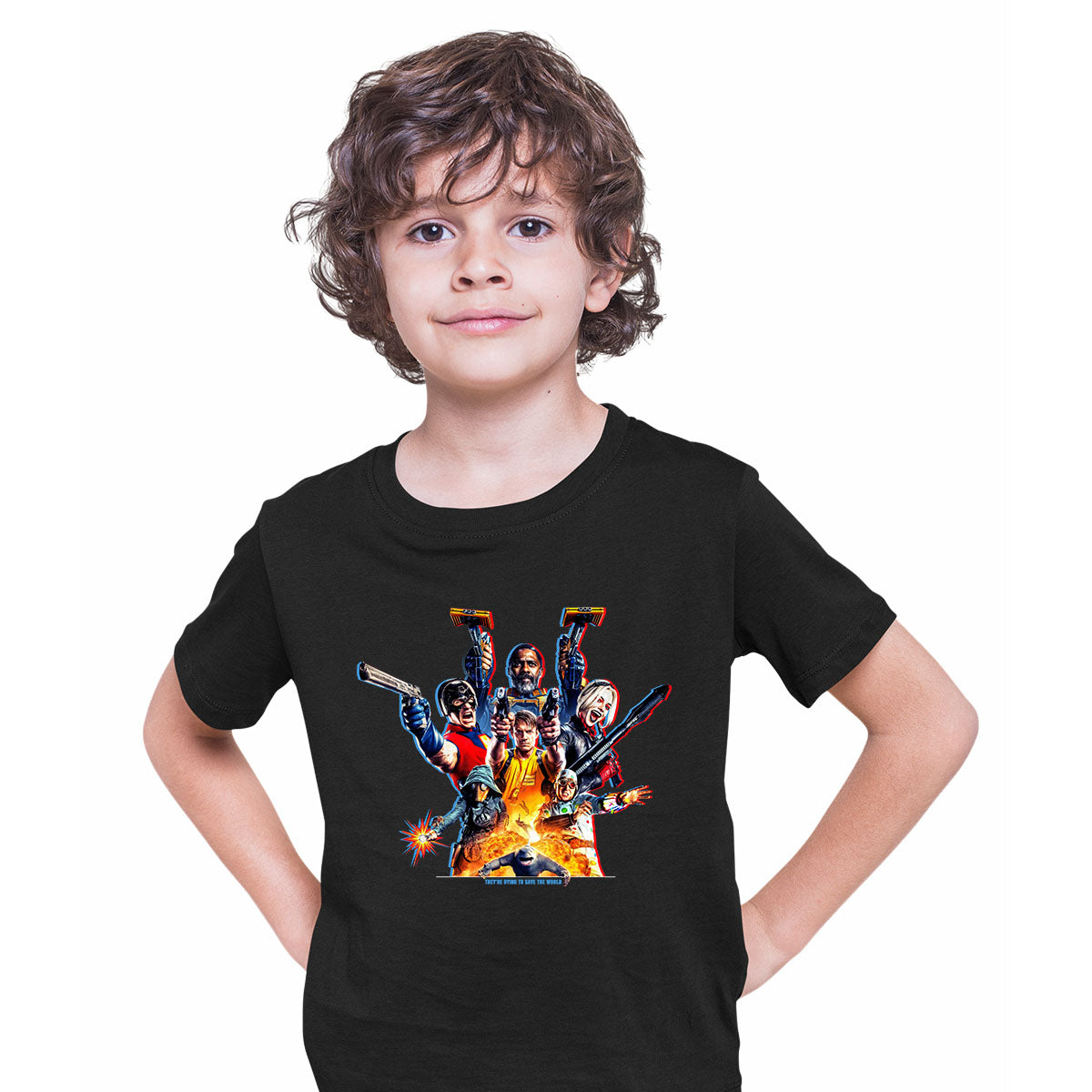 Suicide Squad Harley Quinn DC Superhero Movie Novelty Funny Gift T-shirt for Kids - Kuzi Tees