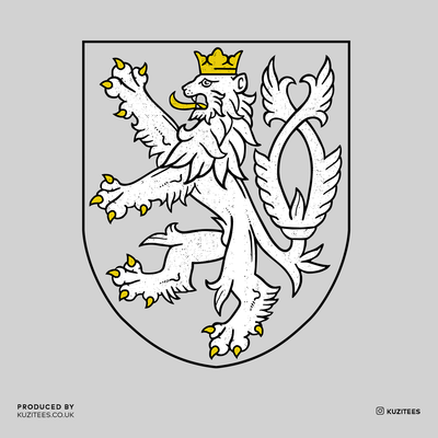 The Coat of Arms of The Czech Republic Political T-Shirt - Kuzi Tees