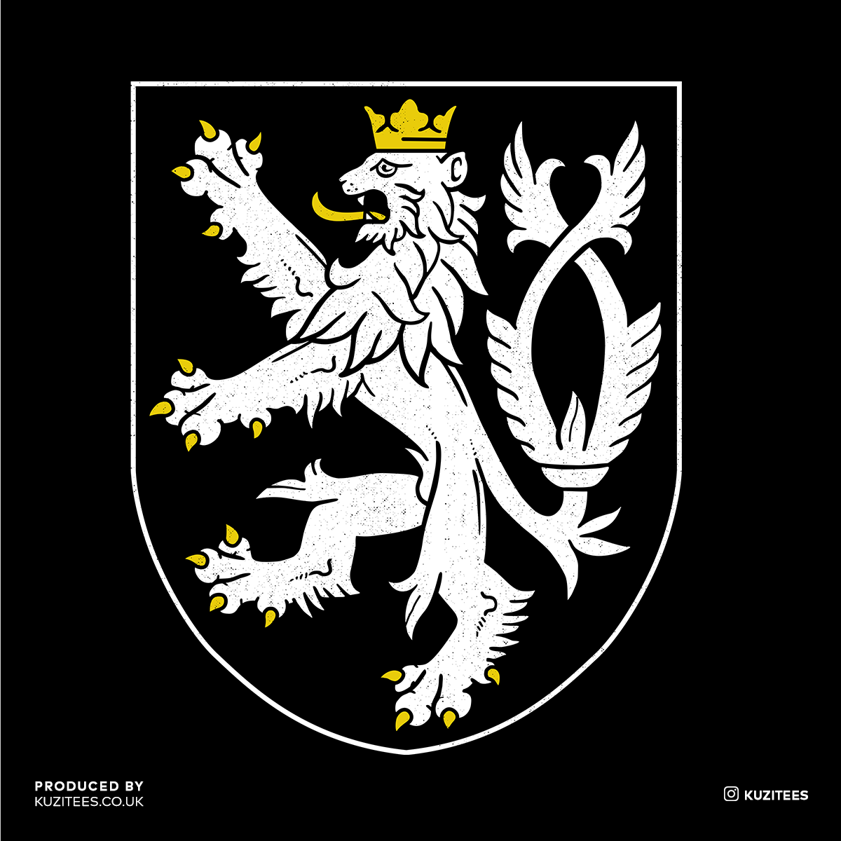 The Coat of Arms of The Czech Republic Political T-Shirt - Kuzi Tees