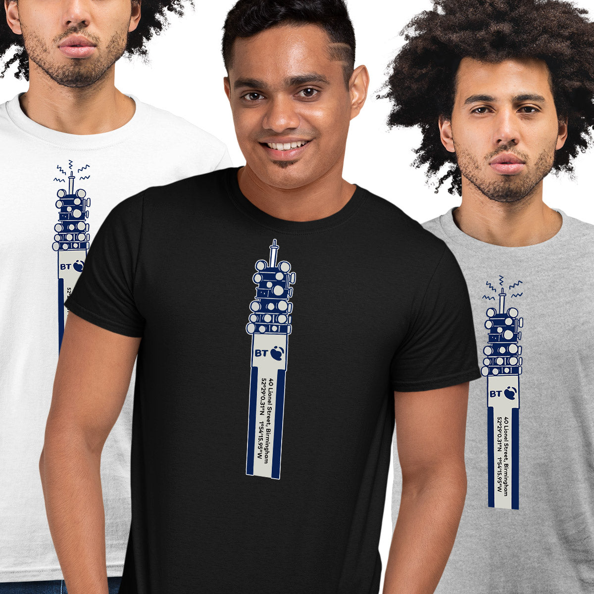 The BT Tower Post Office Tower GPO Tower Unisex T-Shirt - Kuzi Tees