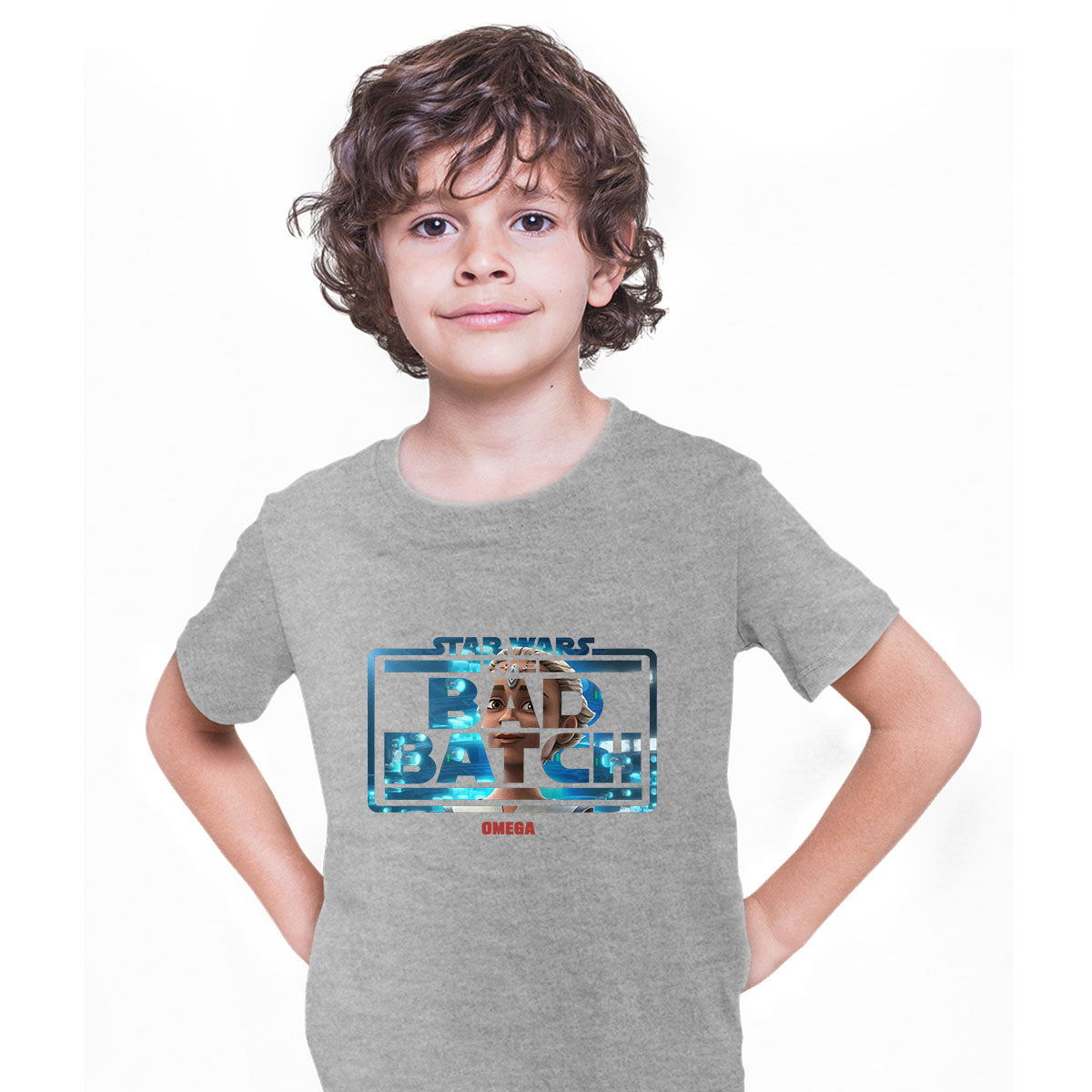 The Bad Batch - Omega Clone Wars T-Shirt Novelty Funny Gift Movie Colorful T-shirt for Kids - Kuzi Tees