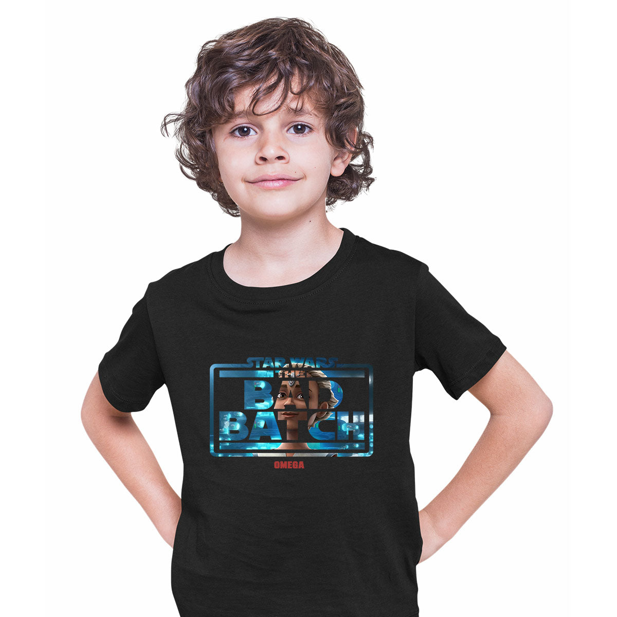The Bad Batch - Omega Clone Wars T-Shirt Novelty Funny Gift Movie Colorful T-shirt for Kids - Kuzi Tees