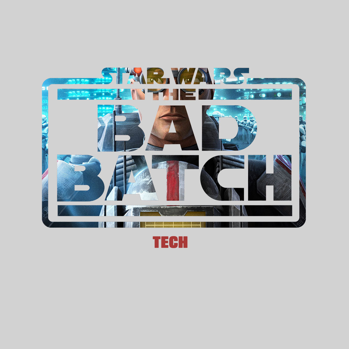 The Bad Batch - Tech Clone Wars T-Shirt Novelty Funny Gift Movie Unisex T-Shirt - Kuzi Tees