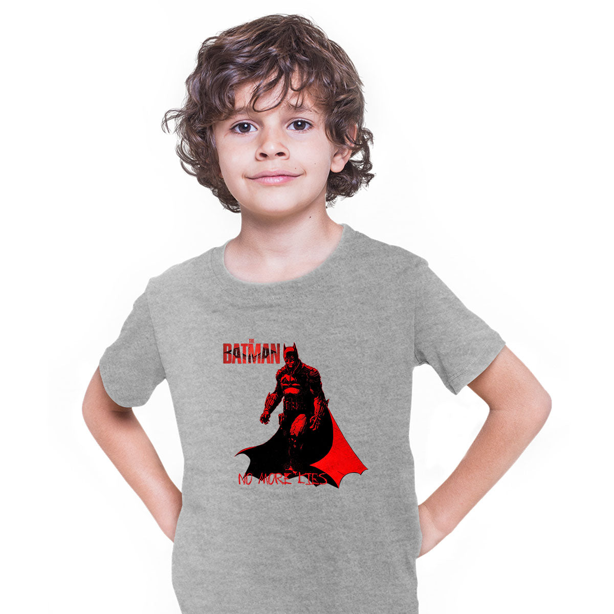 The Batman No More Lies Movie Kids T-shirt 2022 Superheroes Batman Bruce Wayne - Kuzi Tees