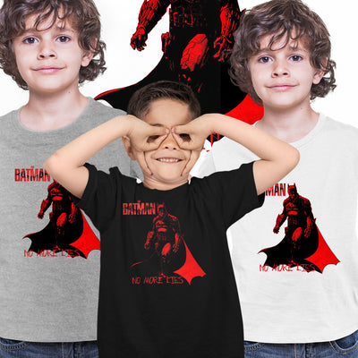 The Batman No More Lies Movie Kids T-shirt 2022 Superheroes Batman Bruce Wayne - Kuzi Tees