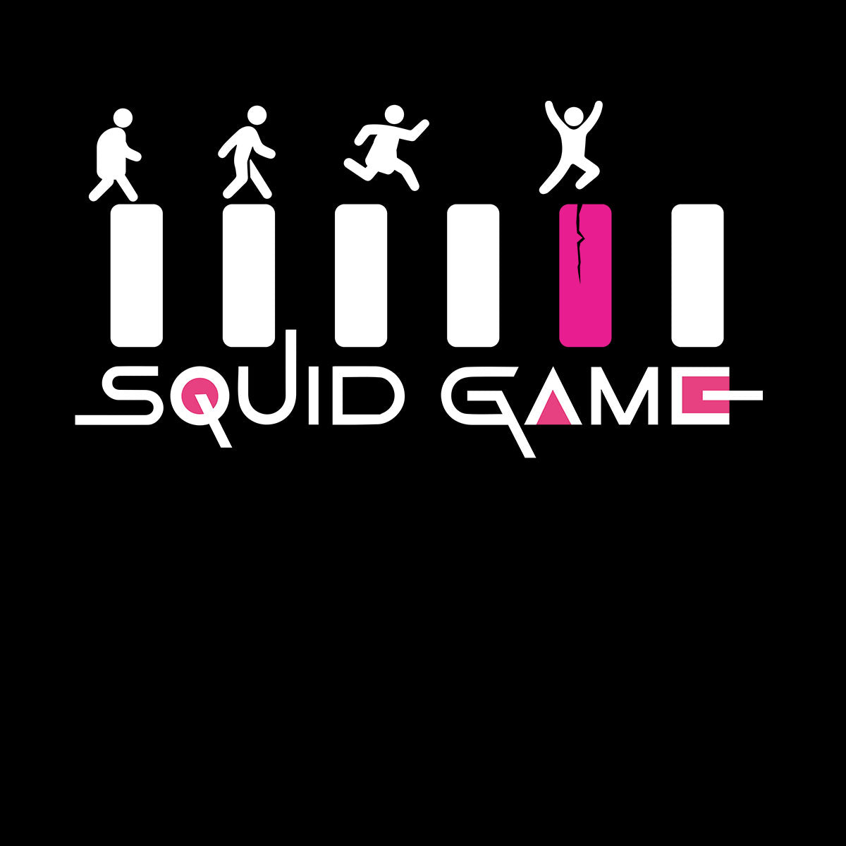 The Glass Hopping Squid Game Cosplay Inspired TV Puzzle Unisex T-Shirt - Kuzi Tees