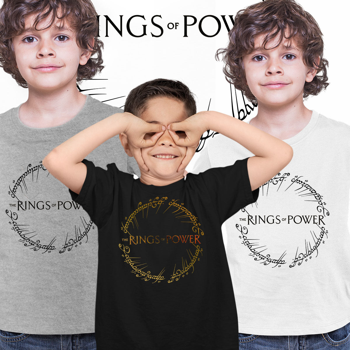 Ruling Rings One ring Kids T-shirt The Lord of the Rings Ruling Ring Sauron Tolkien ...