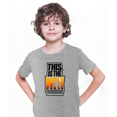 This Is The Way T-Shirt Mandalorian Star Wars Baby Yoda Disney Birthday Gift T-shirt for Kids - Kuzi Tees