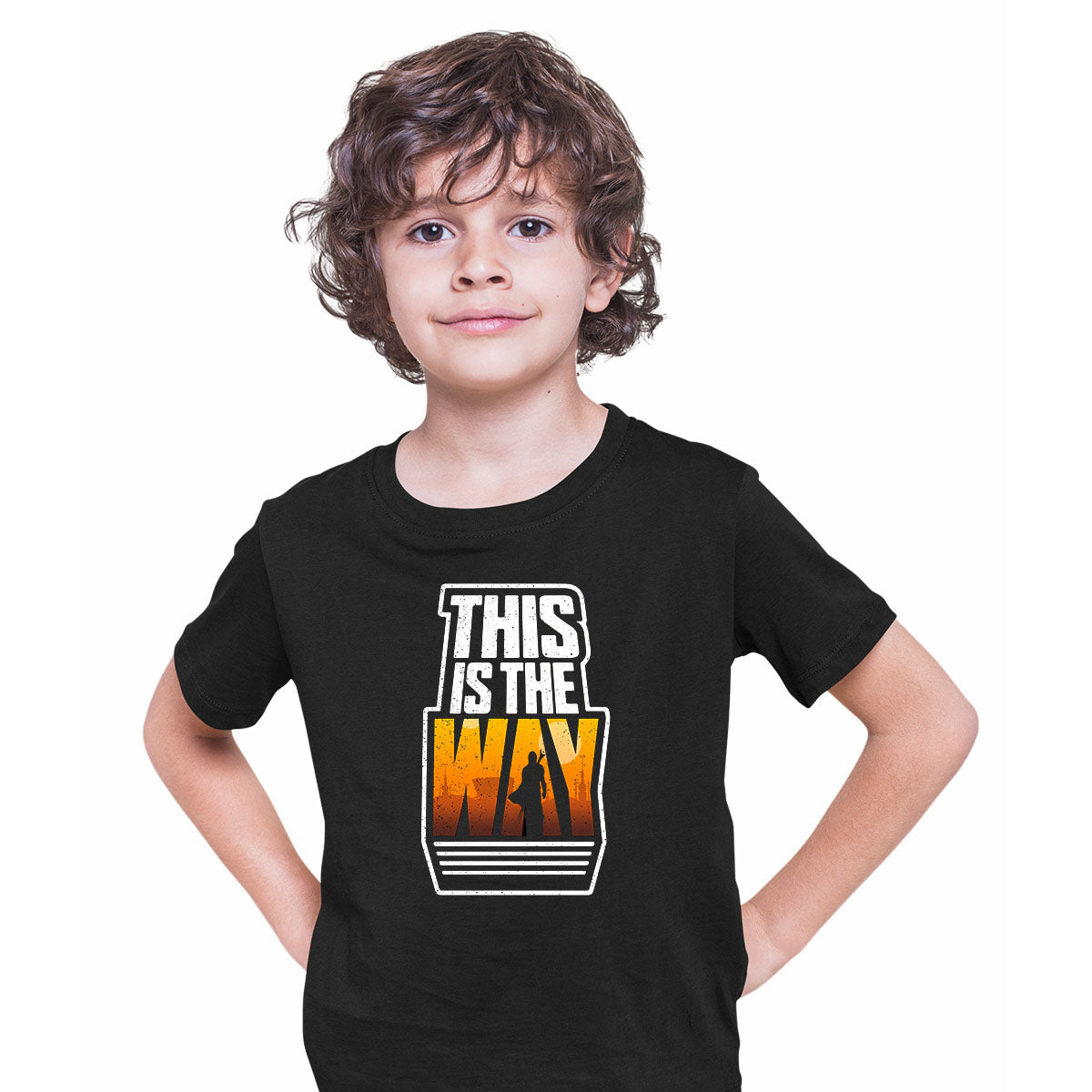 This Is The Way T-Shirt Mandalorian Star Wars Baby Yoda Disney Birthday Gift T-shirt for Kids - Kuzi Tees