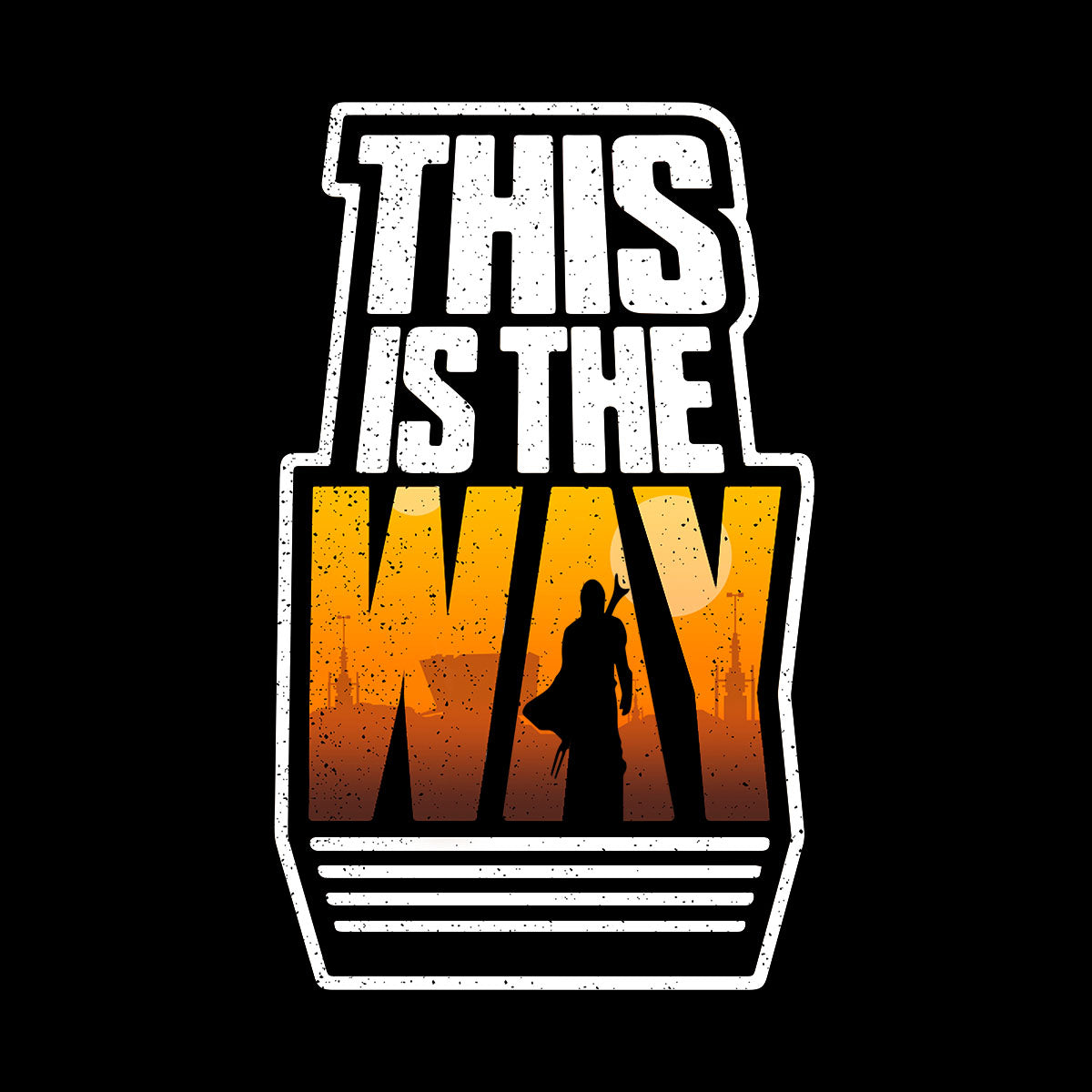 This Is The Way T-Shirt Mandalorian Star Wars Baby Yoda Disney Birthday Gift Unisex T-Shirt - Kuzi Tees