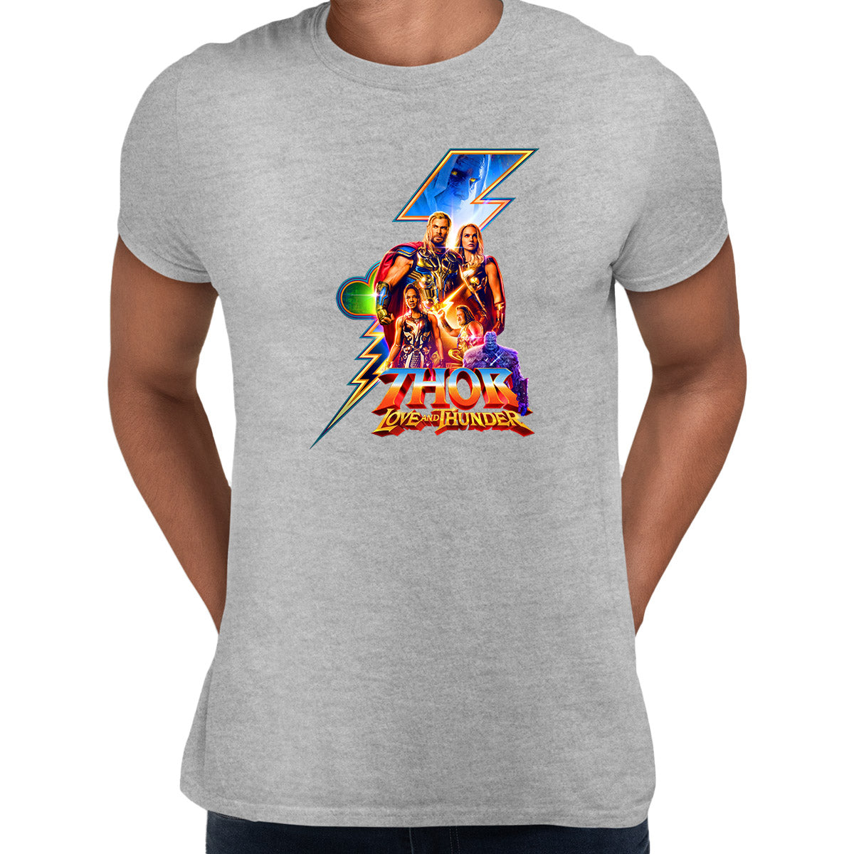 Thor Love and Thunder Grey T-shirt