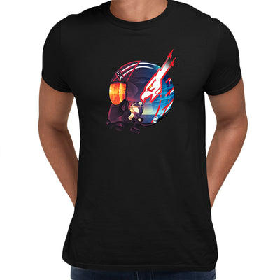 Tom Cruise Maverick Helmet Top Gun Novelty T-shirt - Kuzi Tees