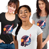 Tom Cruise Maverick Helmet Top Gun Novelty T-shirt - Kuzi Tees