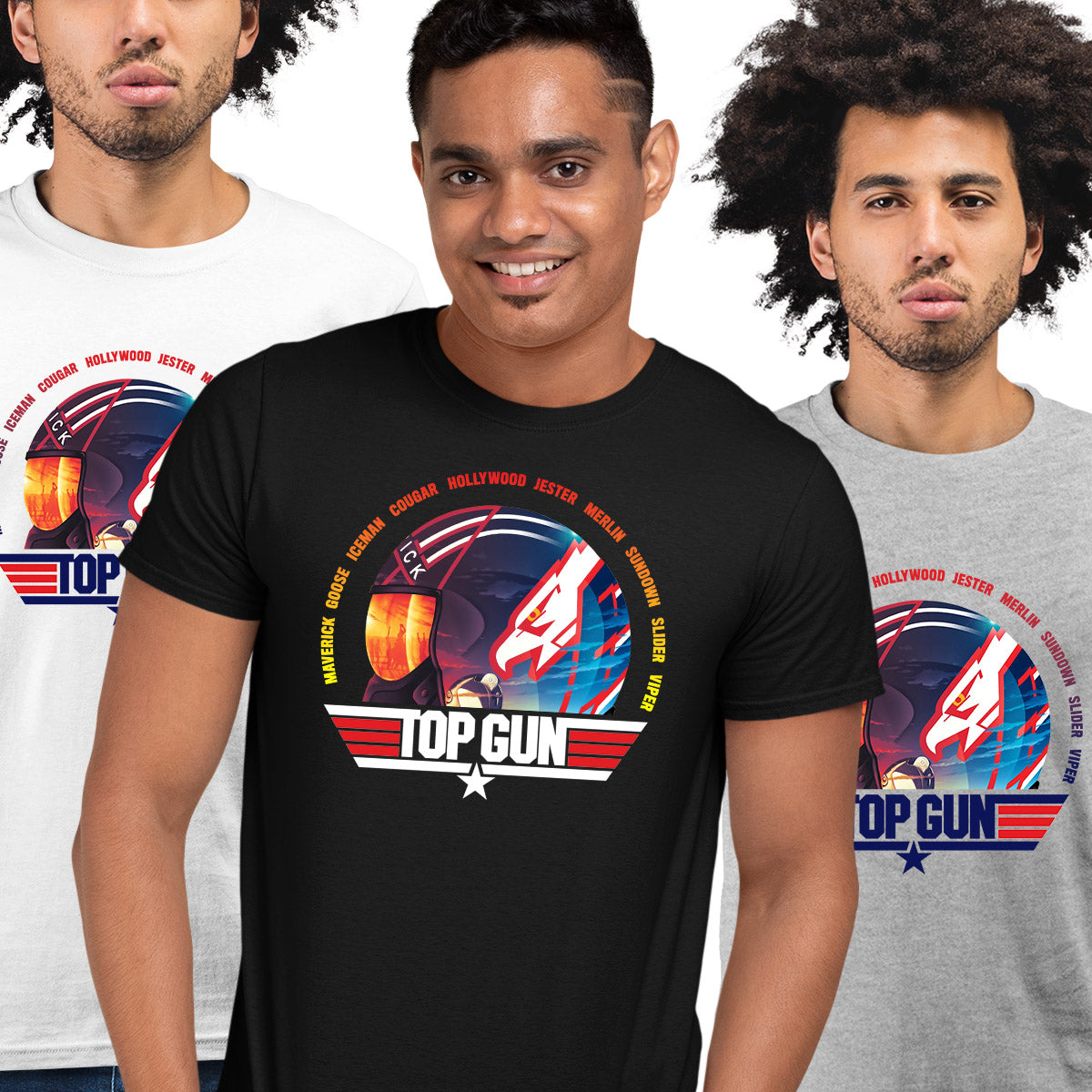 New Top Gun Helmet Nostalgia Adult T-shirt Tom Cruise Maverick - Kuzi Tees