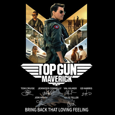 Top Gun Movie Tee Maverick T-shirt Tom Cruise - Kuzi Tees