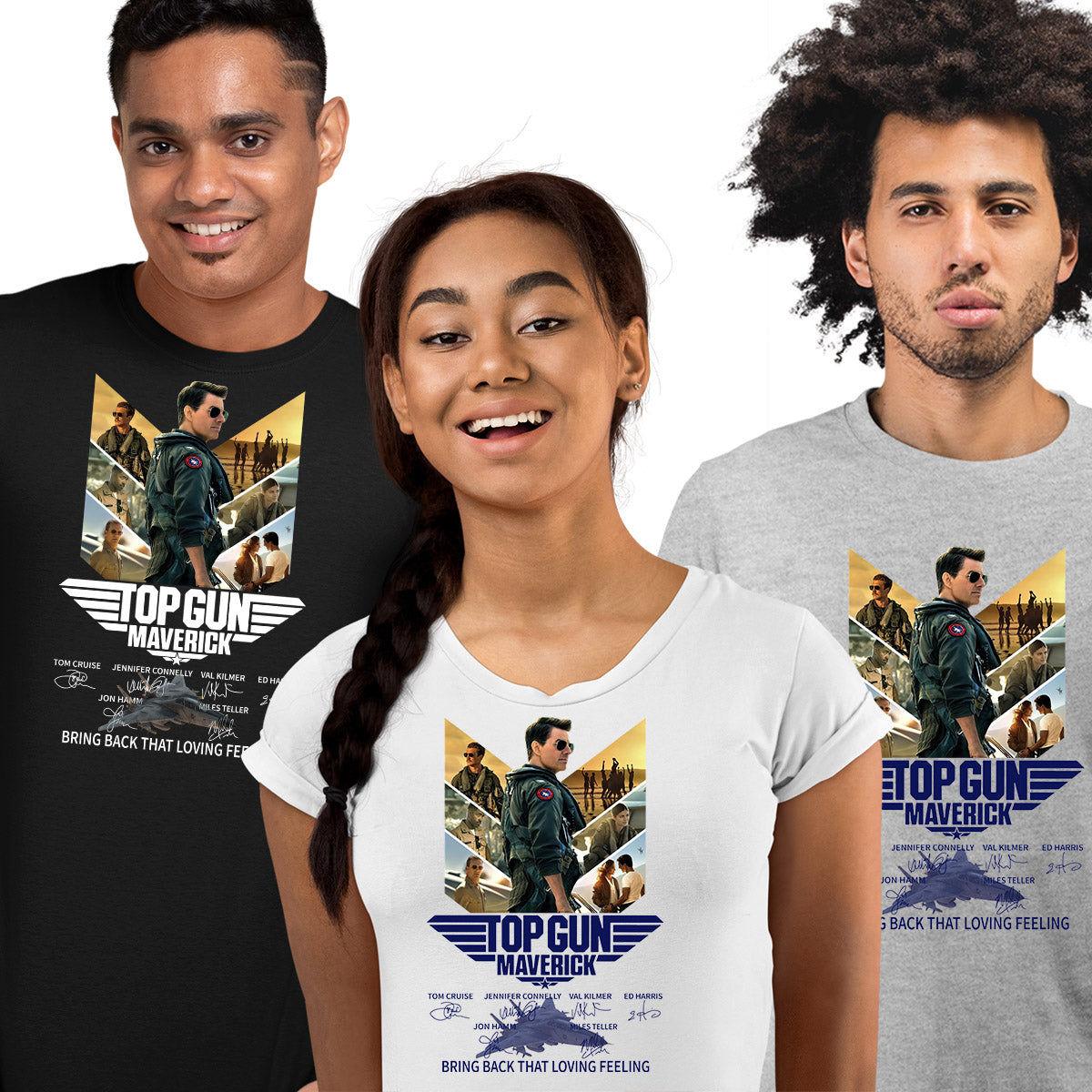 Top Gun Movie Tee Maverick T-shirt Tom Cruise - Kuzi Tees