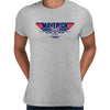 Top Gun Maverick Plane Logo Grey T-shirt
